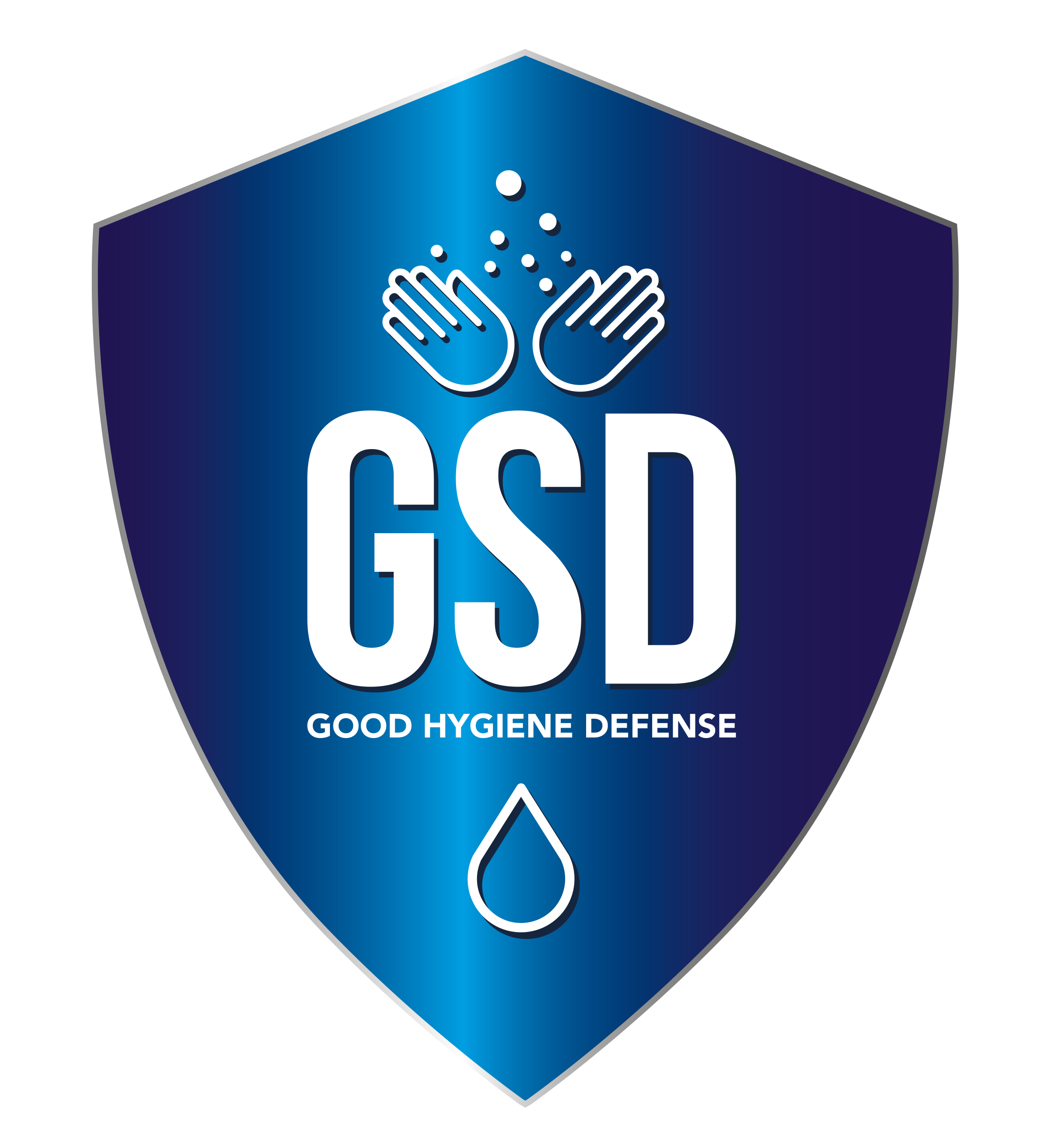 Good sanitizer and disinfectant Logo final design